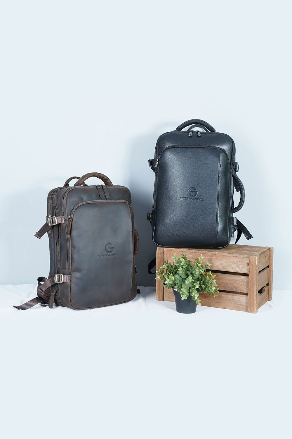 Leather backpack clearance price